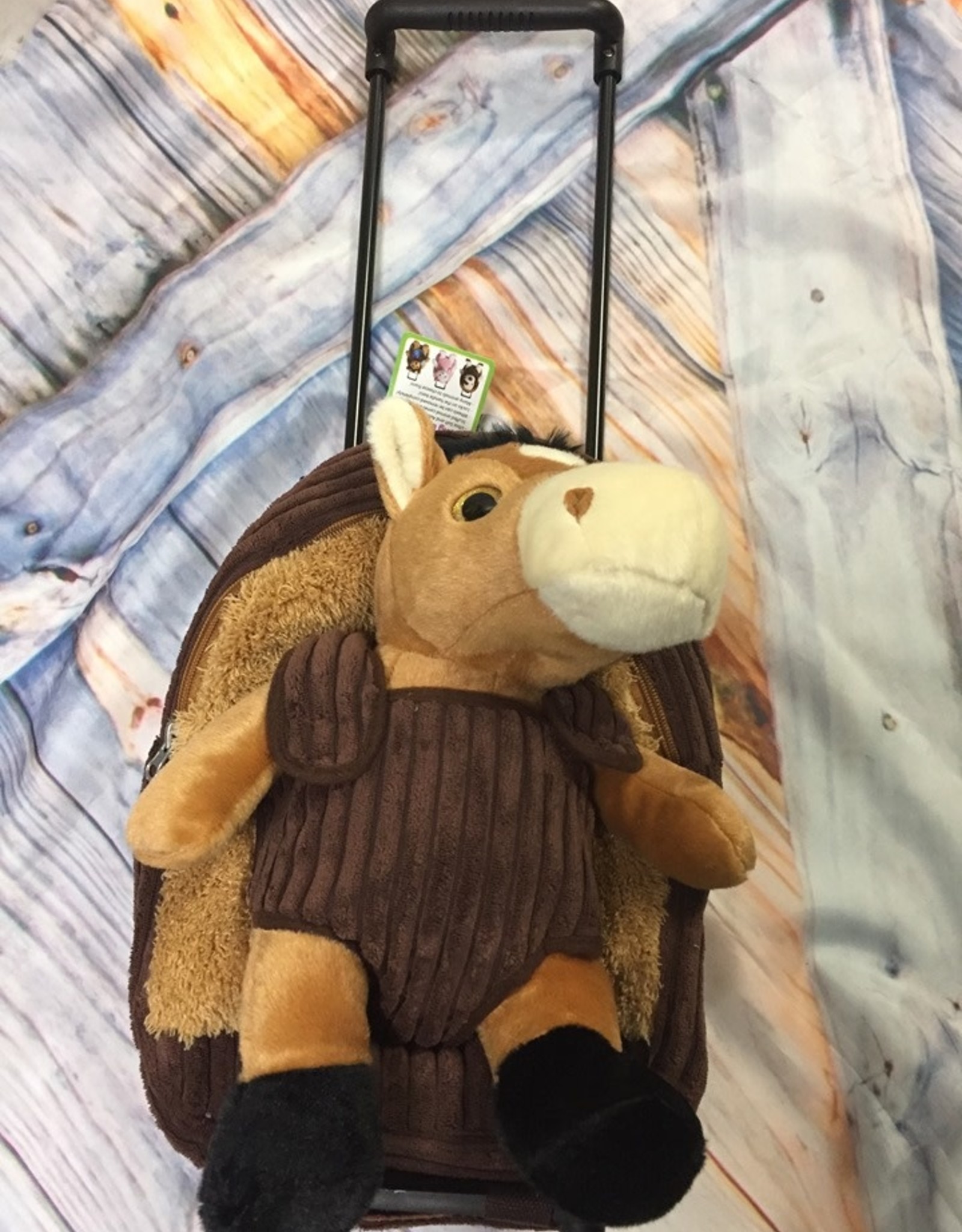 plush horse backpack