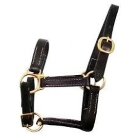 Leather Halter Gatsby No Snap Weanling