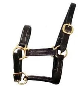 Leather Halter Gatsby No Snap Horse