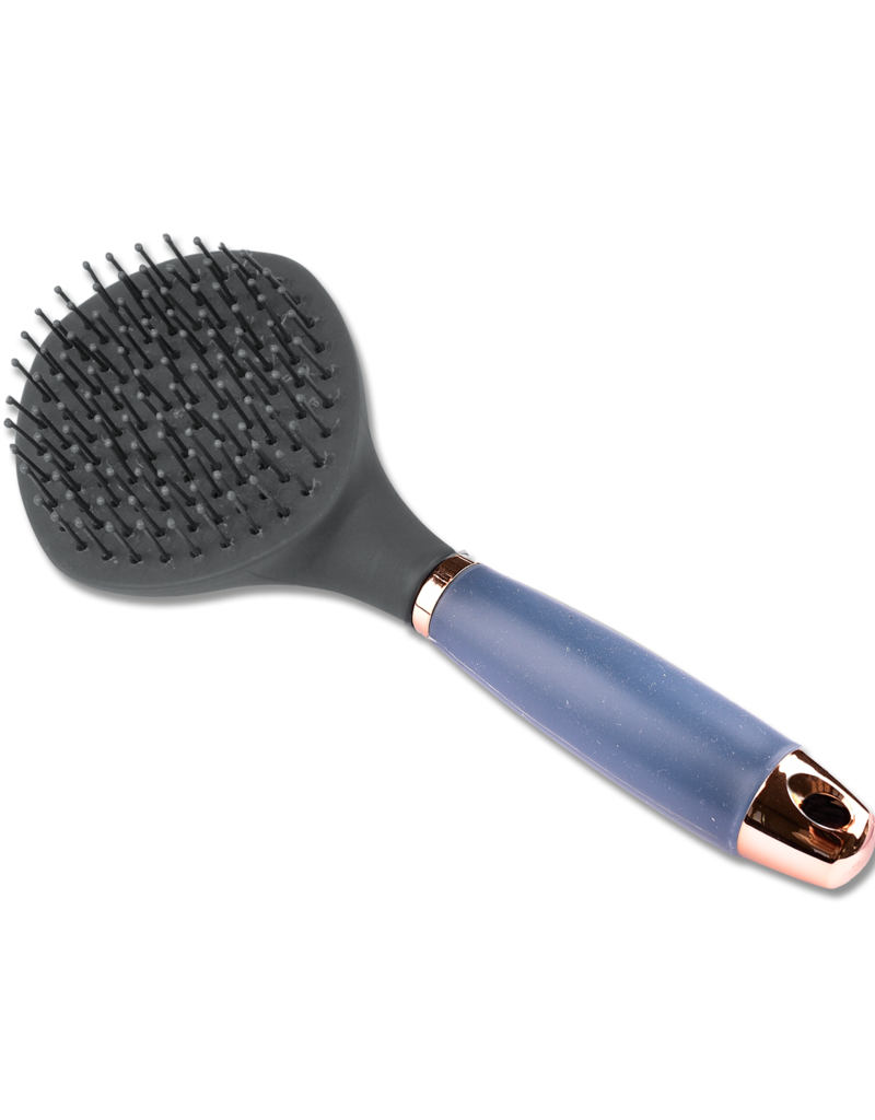 Mane And Tail Brush Gel Handle Rose Gold Toll Booth Saddle Shop