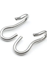 Centaur Stainless Steel Curb Chain Hooks Pair