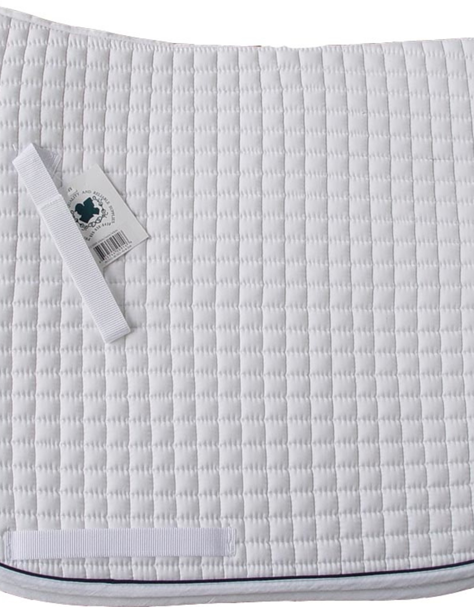 Cotton Quilted Dressage Pad w/ Piping