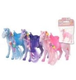 Flocked Assorted Color Ponies