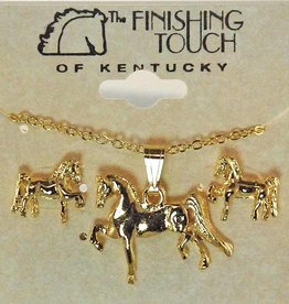 Saddlebred Gift Set Gold color