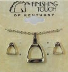 STIRRUP GIFT SET SILVER FINISH