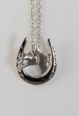 Horse Head in shoe necklace imi