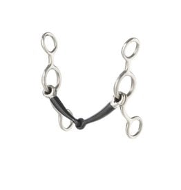 Stainless Steel Sweet Iron Snaffle Jr Cowhorse Bit