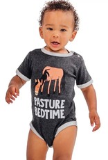 lazy One Pasture Bedtime Grey Infant Creeper