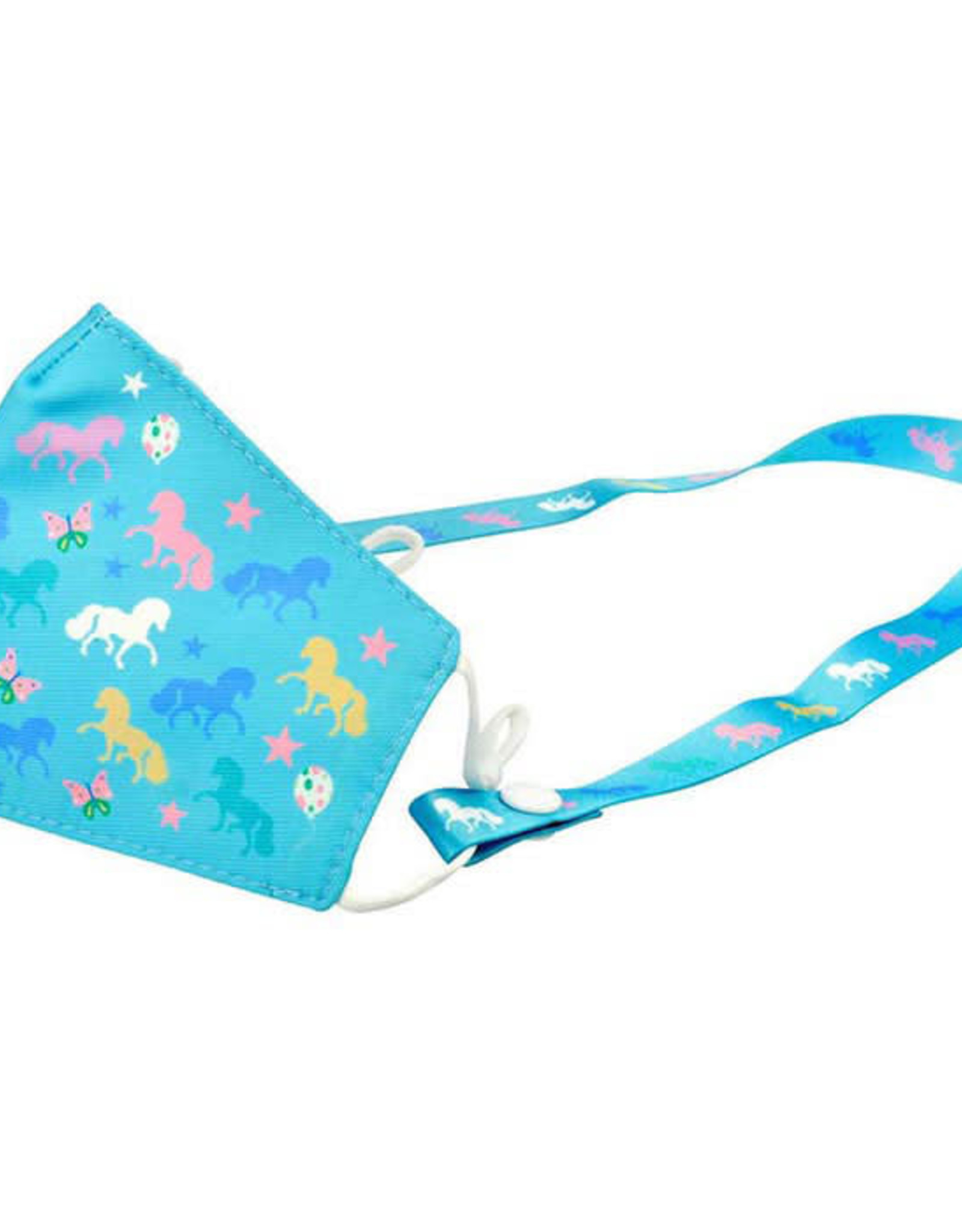 Ponies Kids Face Mask with Lanyard