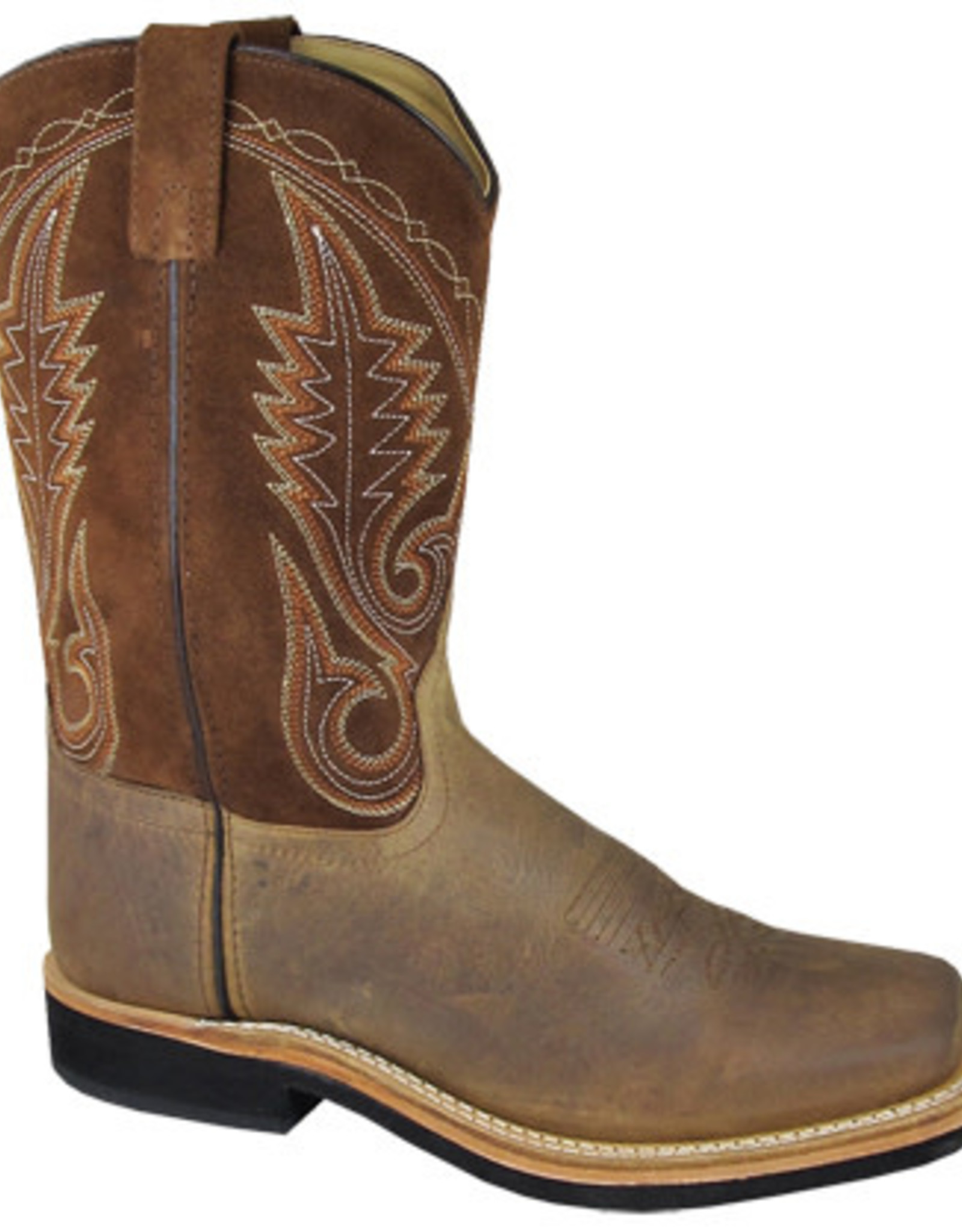 Smoky Mountain Boonville Brown Distress Leather Western Boot Men's
