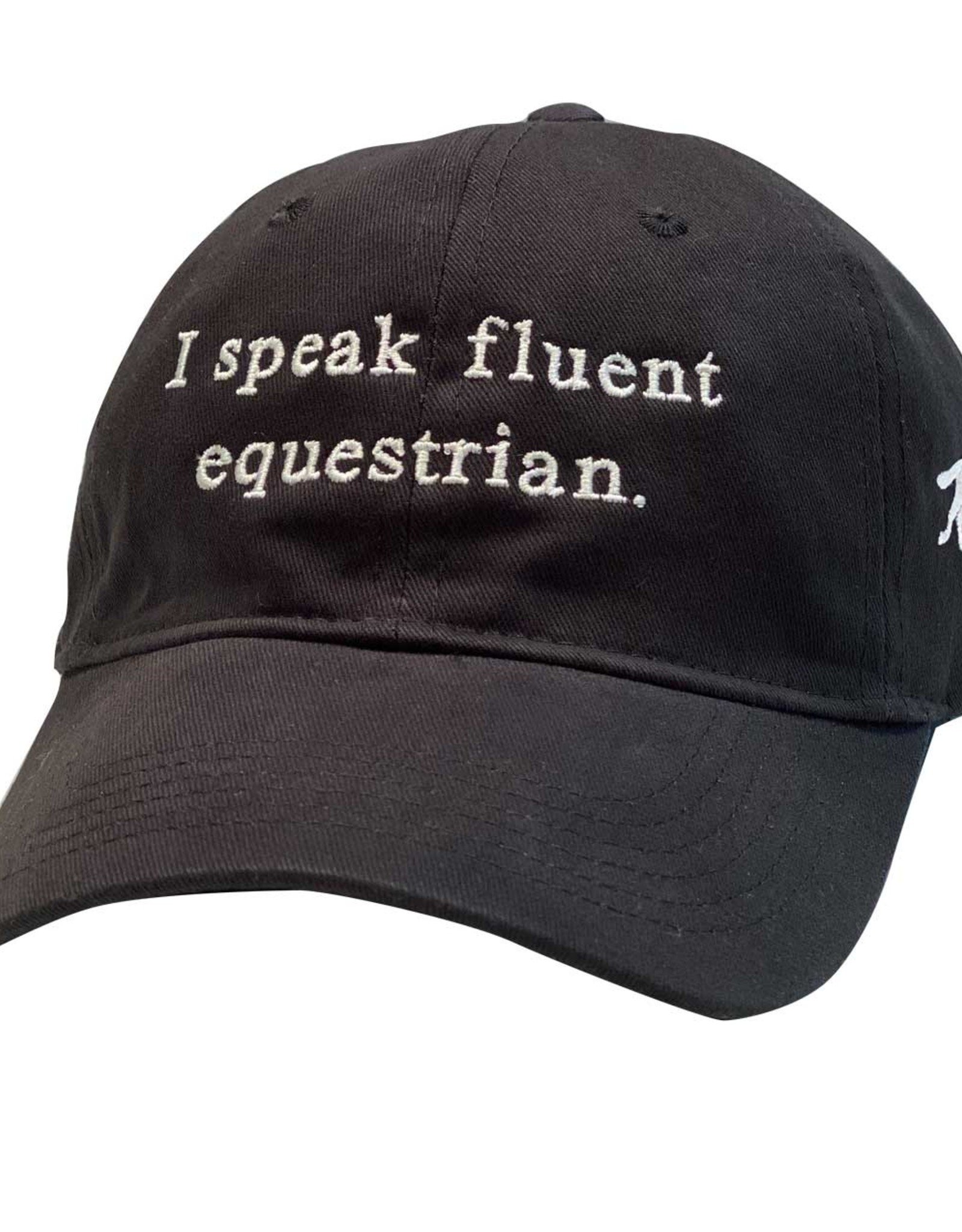 Stirrups I Speak Fluent Equestrian Cap