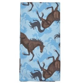 Bay Horses Kitchen Towel, Turquoise