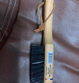 Wood hoof pick brush