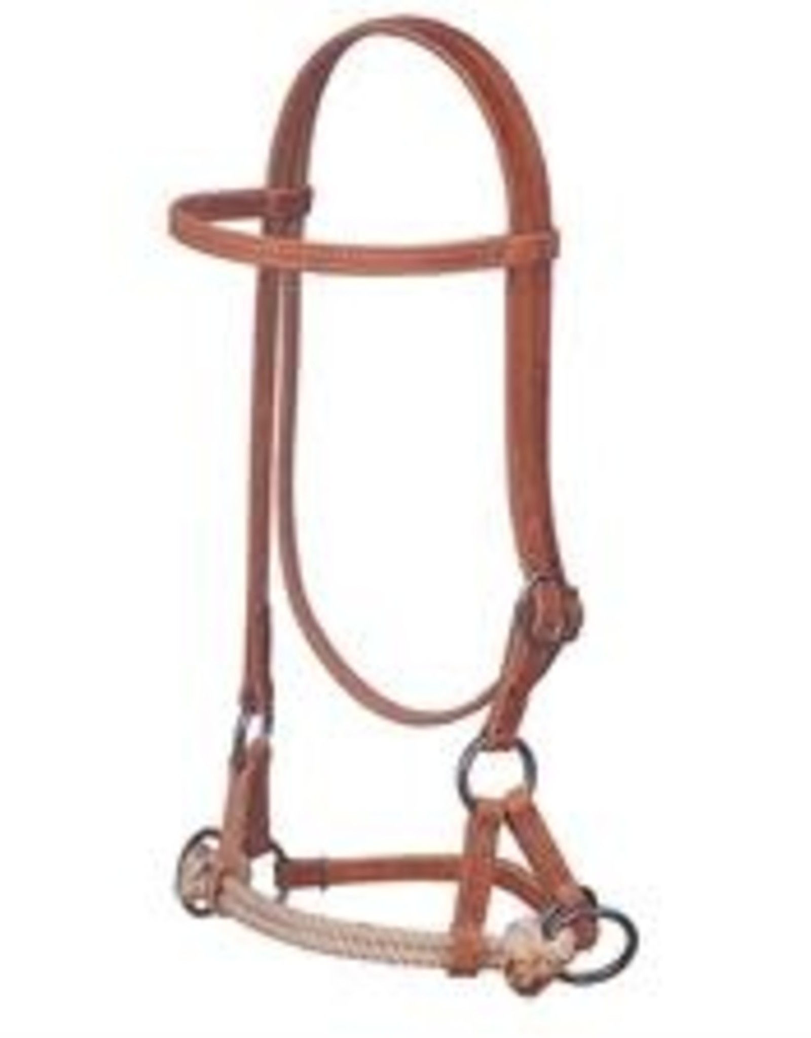 Weaver Leather Harness Leather Side Pull, Double Rope horse