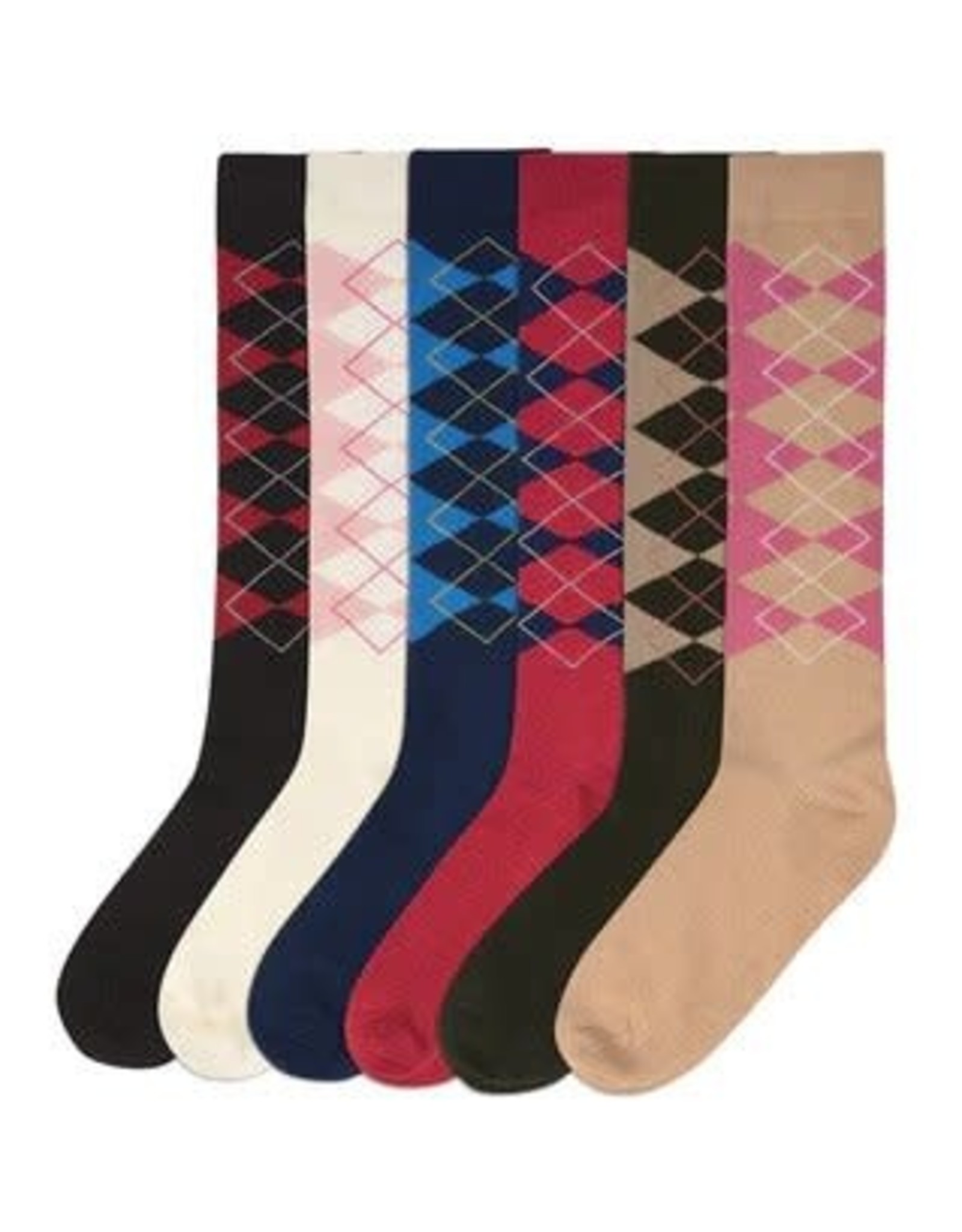 Women's knee high asst color socks