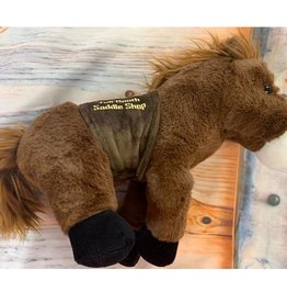 The Petting Zoo 12" Plush horse with saddle