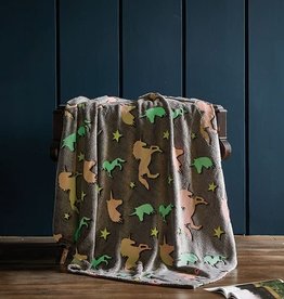 Prancing Unicorn Glow Blanket - Glows in the Dark