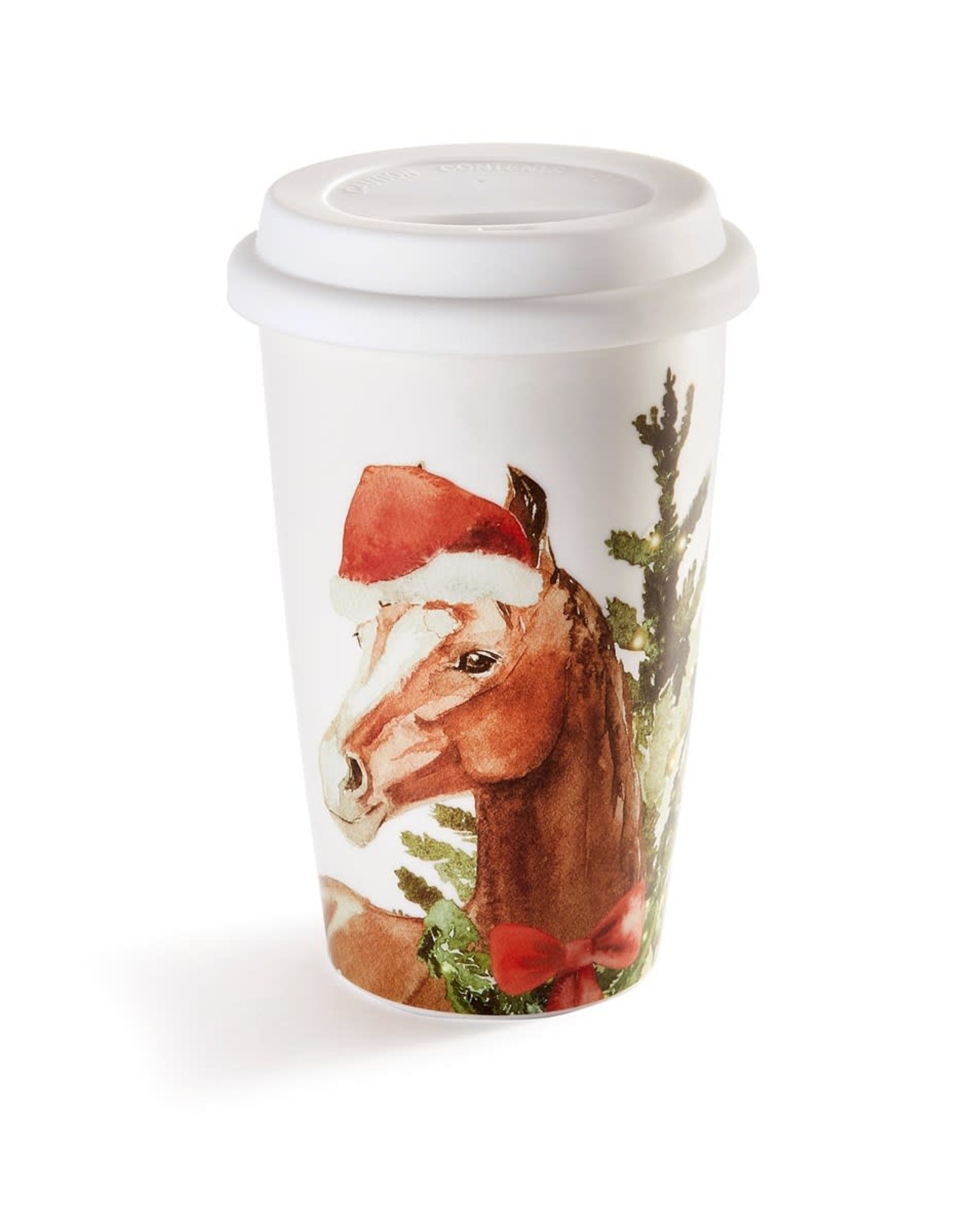 Giftcraft Double Wall Horse Travel Cup