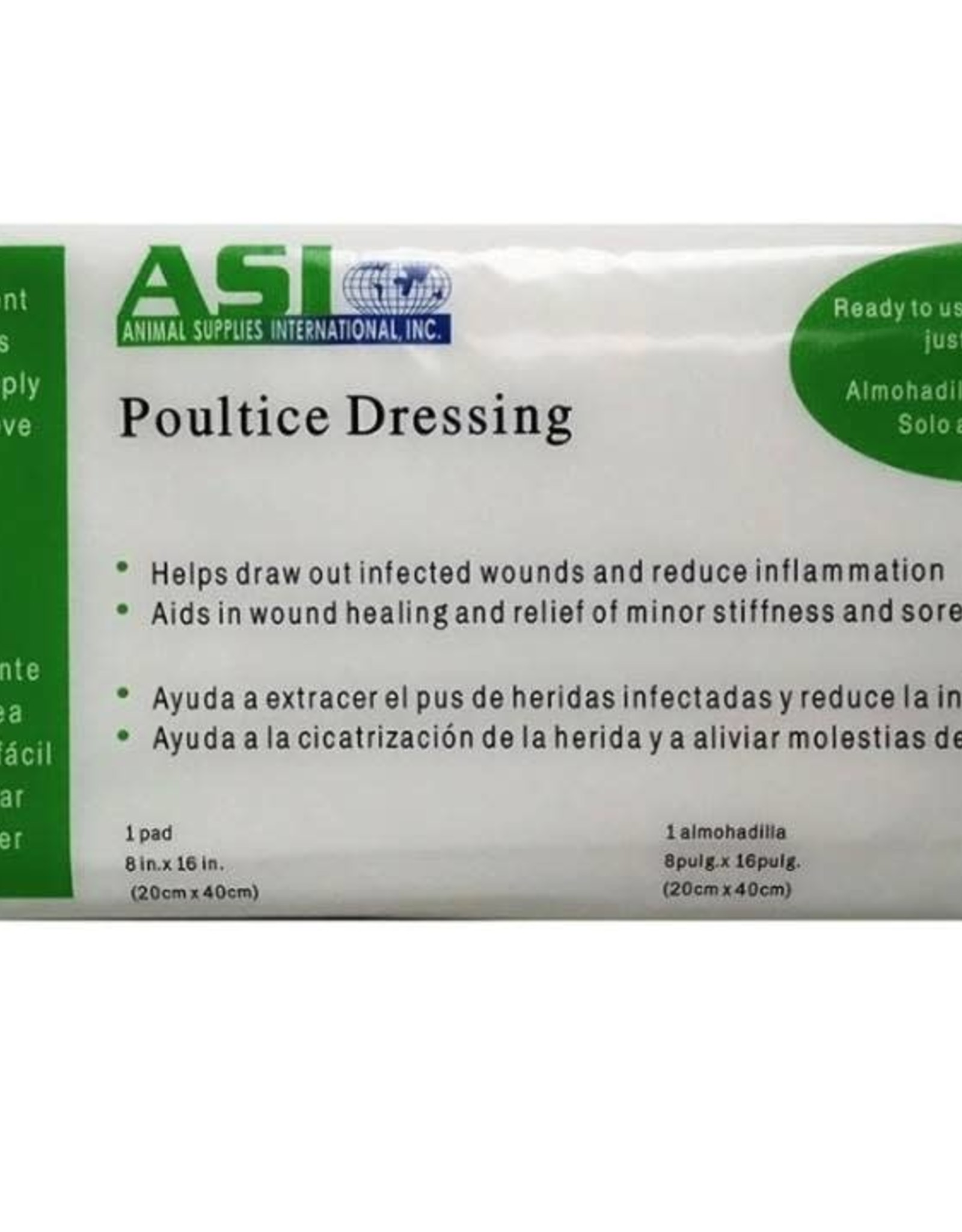 ASI Poultice Dressing 16in