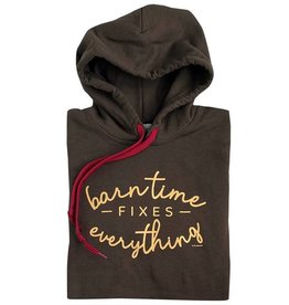 Stirrups Barn Time Fixes Everything Hoodie Adult