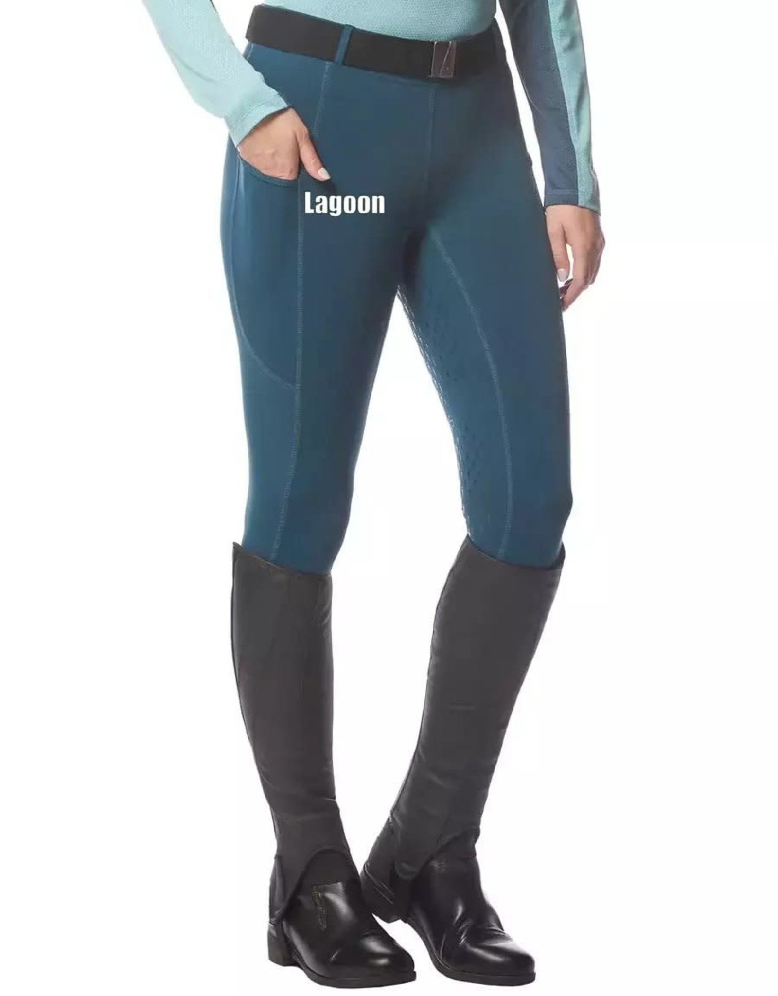 Kerrits Ice Fil Full Seat Tech Tights Spruce