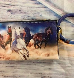 Wristlet Wallet with horse design