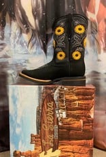 AJ Western Wear Ladies Western Boot w/ Sunflowers