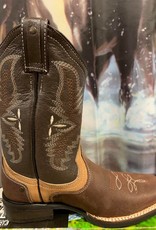 AJ Western Wear Ladies Western Boot Brown sq toe