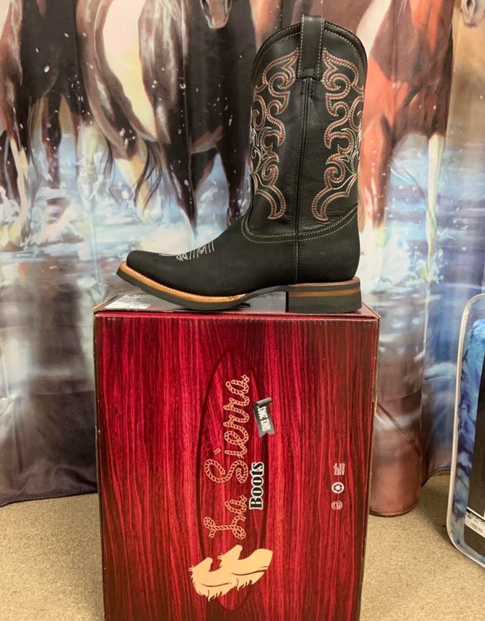 AJ Western Wear Men's western boots w sq toe