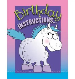 Birthday Card - Birthday Instructions