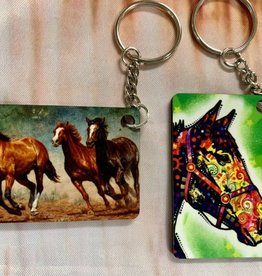 enjoy it Key Chain with horse design