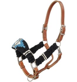 Tough 1 Wool String/Leather Halter