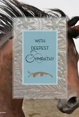 Horse Sympathy Card: with Deepest Sympathy