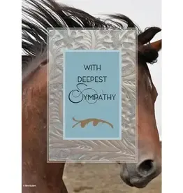 Horse Sympathy Card: with Deepest Sympathy