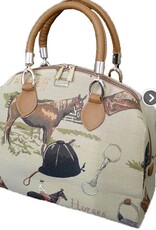 Tapestry Arched Purse Horse