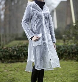 HKM Rain coat, transparent with side splits