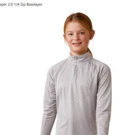 Ariat Youth Sunstopper 1/4 zip shirt