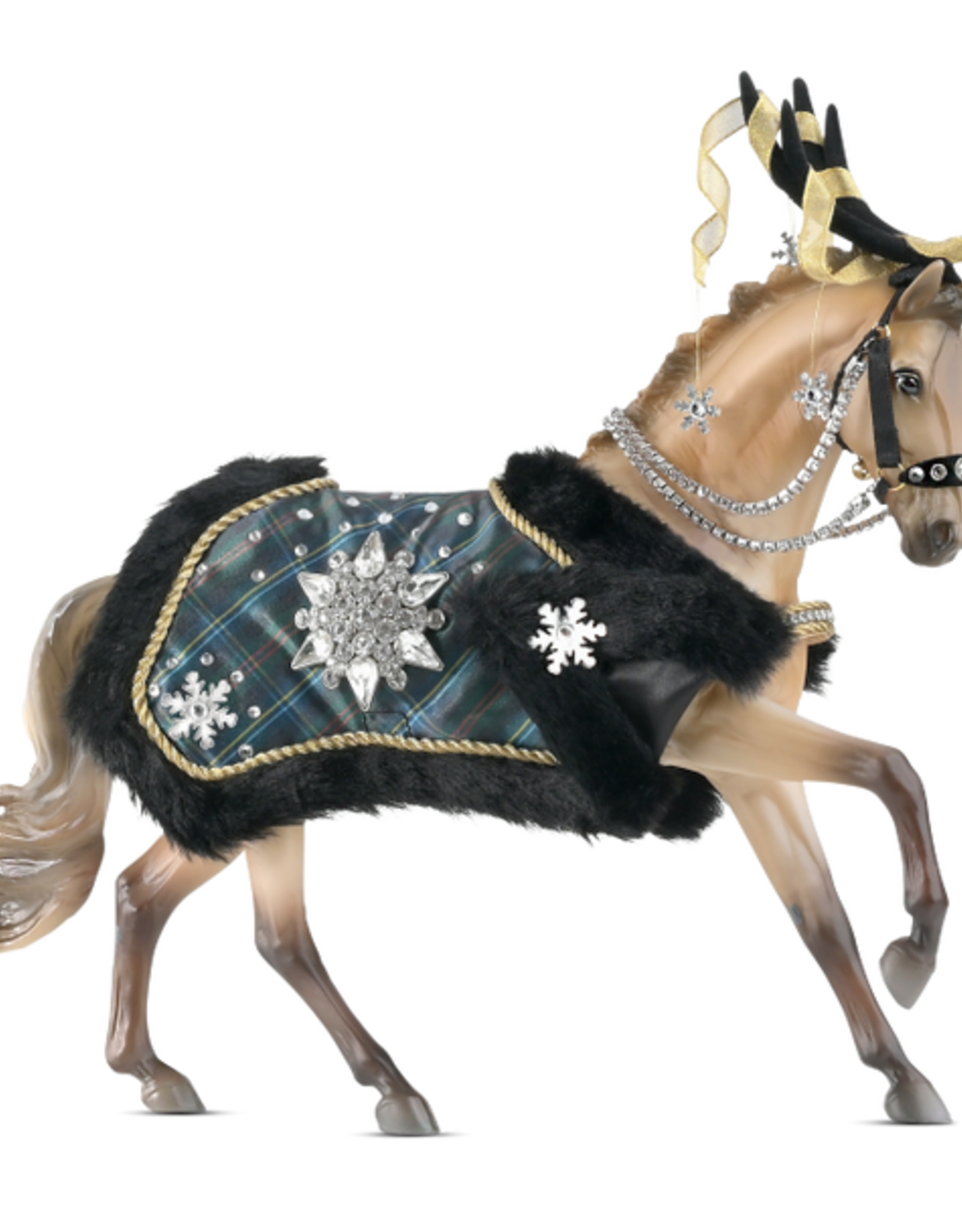 Breyer Highlander 2023 Holiday Horse Toll Booth Saddle Shop