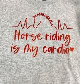 Horses Riding is my Cardio Sweatshirt-Adult