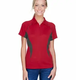 Ladies Performance Zippered Polo