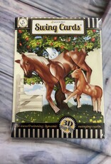 Horse and Foal Interactive 3D Swing Cards