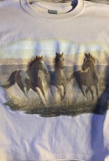 Adult Size T-Shirt Running horse design