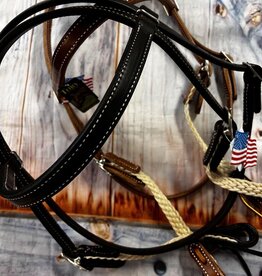 Tory Wax & Leather BB Headstall