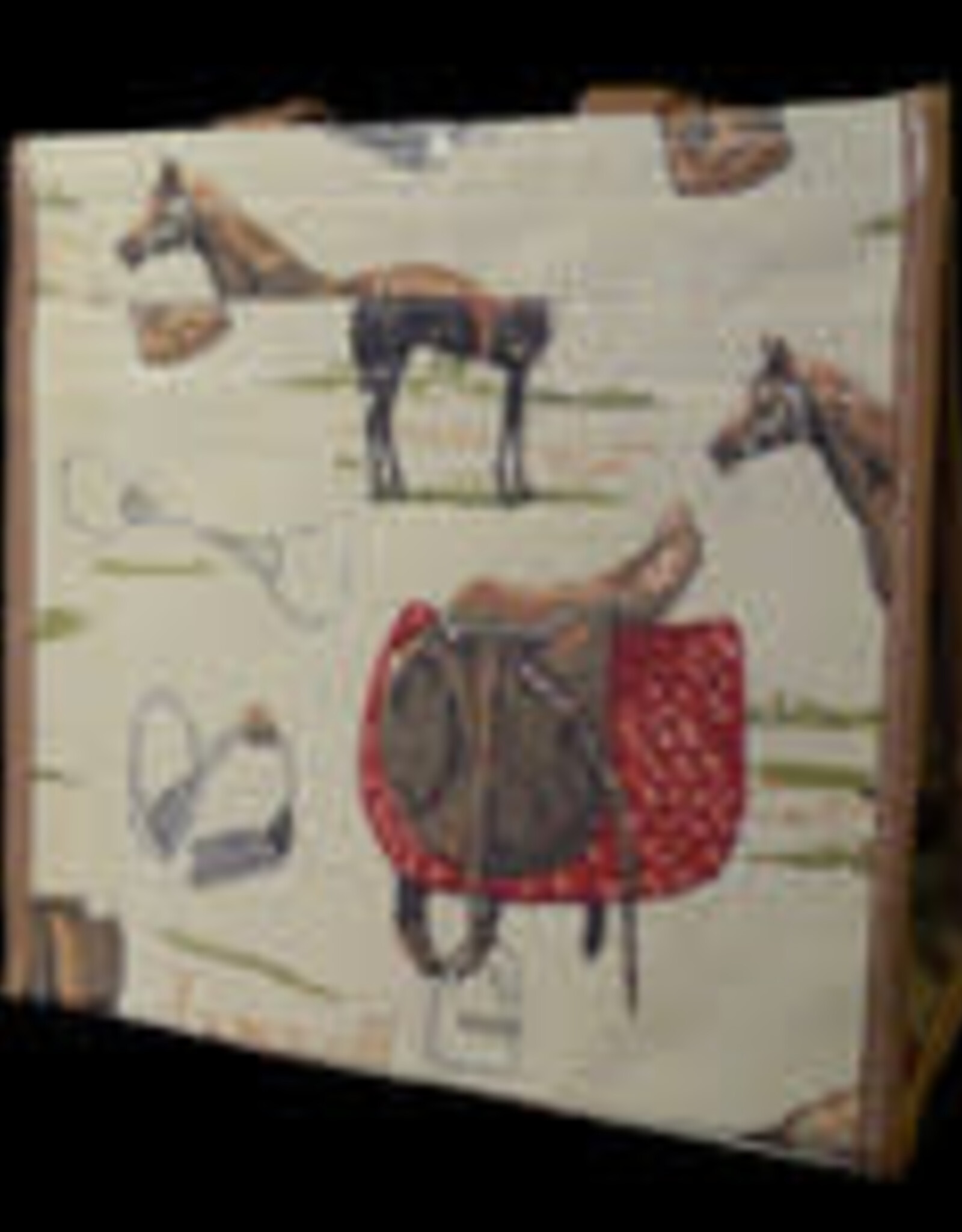 Horse Print Tappestry Shopper Tote Bag