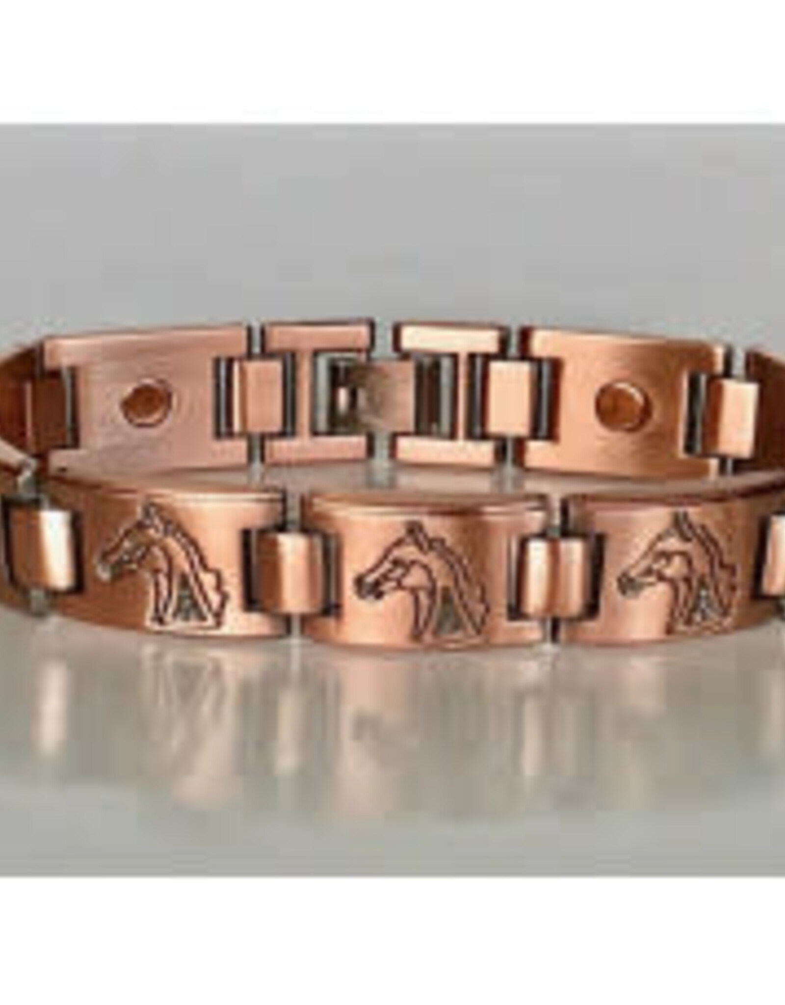 Copper Magnetic Horsehead Bracelet