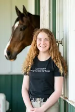 Stirrups Hang Out With My Horse Ladies Short Sleeve Tee
