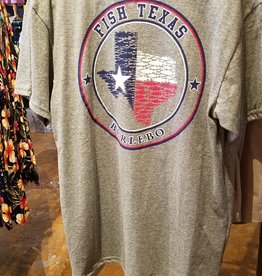 Burlebo Fish Texas SS Mens Pocket T-Shirt
