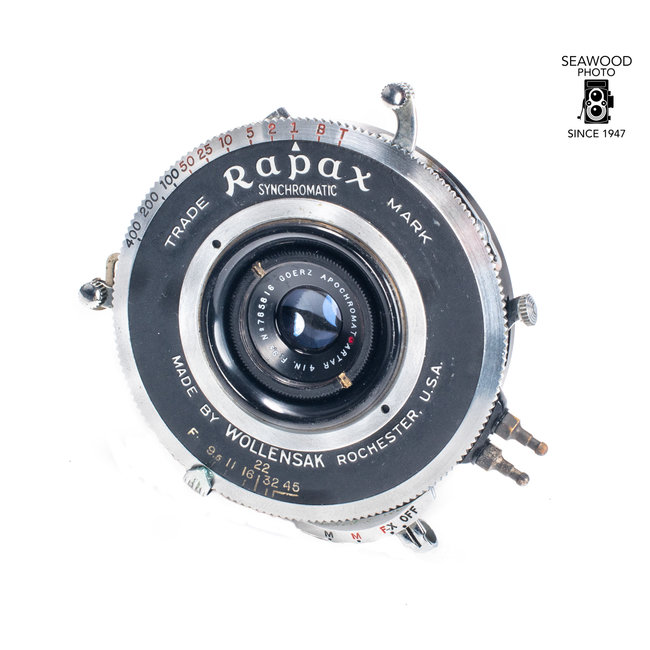 Goerz 4 In. (101mm) f/9.5 APO Red Dot Artar 6x9 GOOD