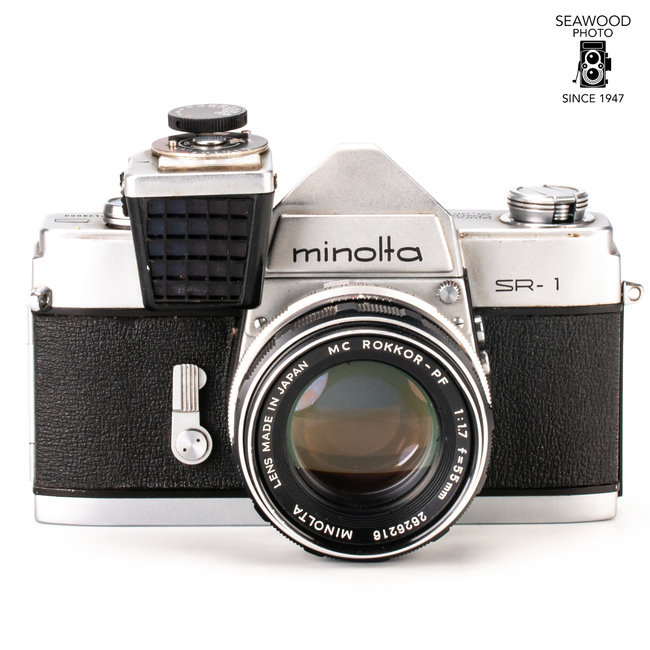 Minolta Minolta SR-1 with meter and Rokkor PF 55mm f1.7 GOOD