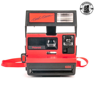 Polaroid Polaroid Cool Cam 600 RED w/ Case GOOD